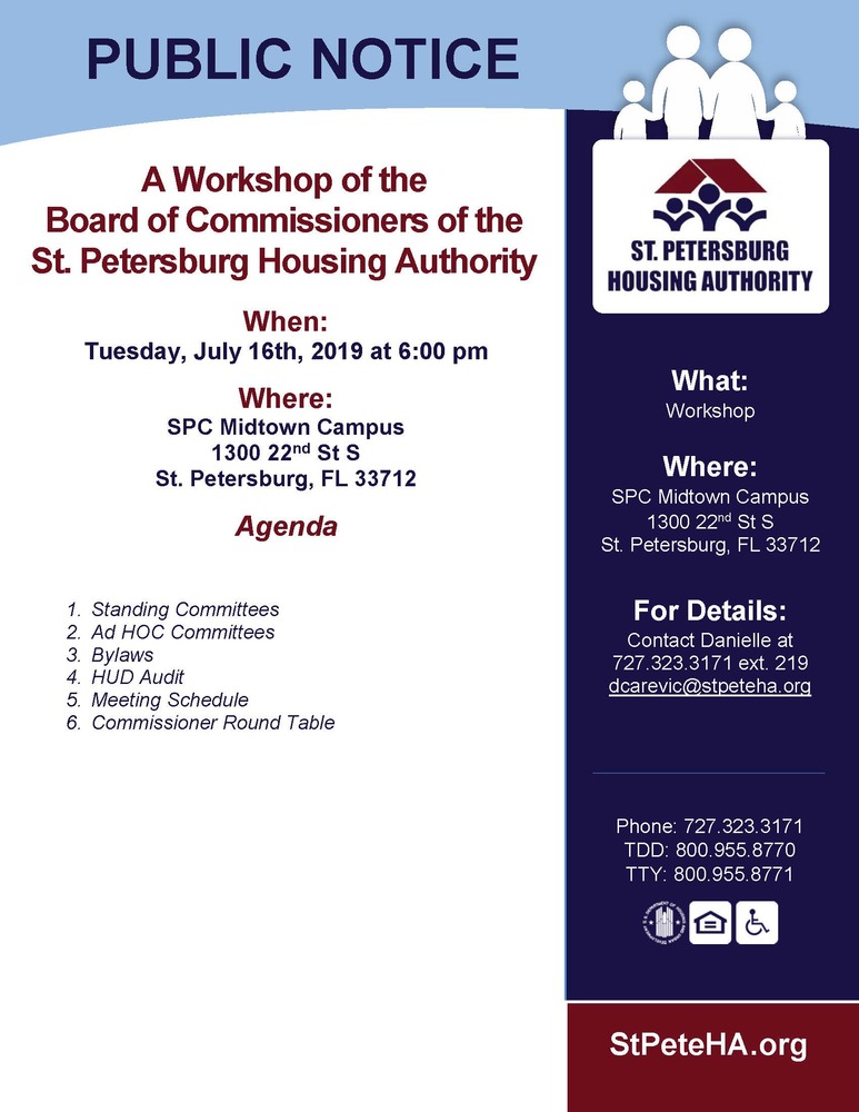 July 16.2019  BoC Workshop Public Notice