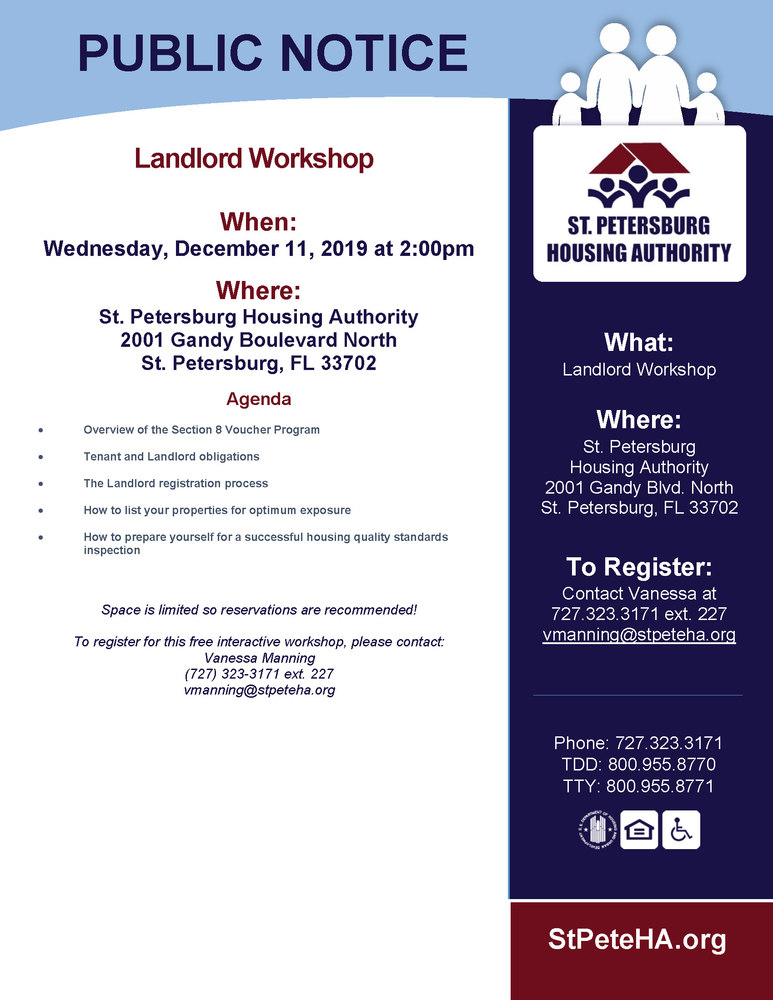 Landlord Workshop Notice 12.11.19