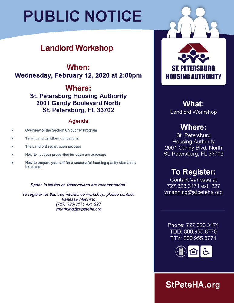 Landlord Workshop Notice