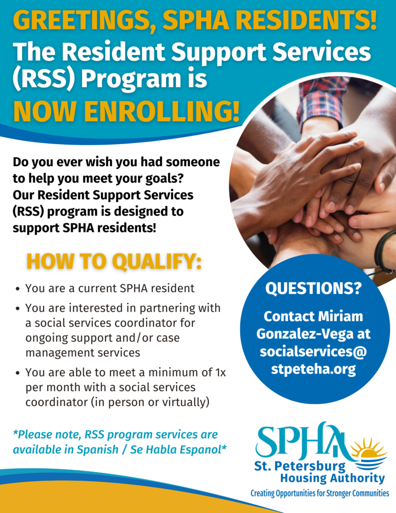 Resident Support Services (RSS) St. Petersburg Housing Authority