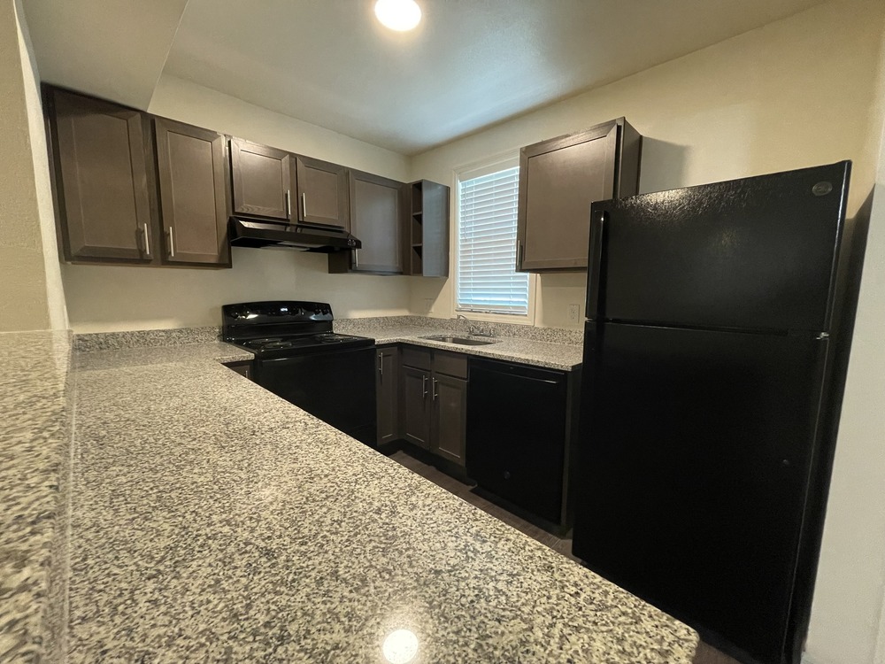 Inside a Jordan Park Family Apartment kitchen.