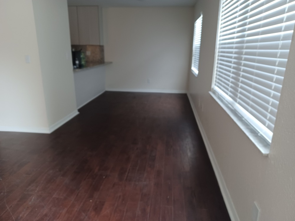 Disston Place Apartment interior window.
