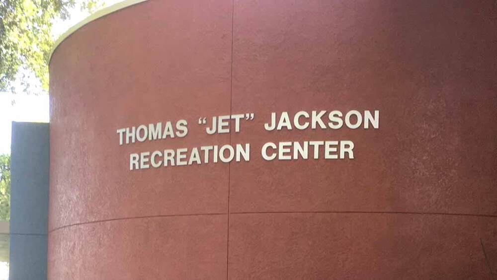Exterior of the Thomas Jet Jackson Recreation Center.