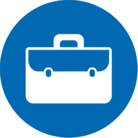 Employment briefcase.