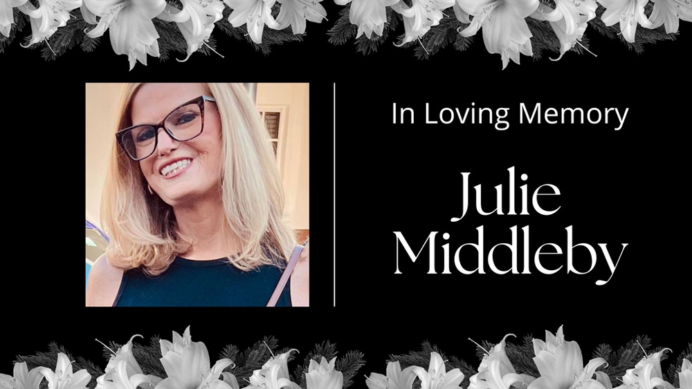Memorial for Julie Middleby.