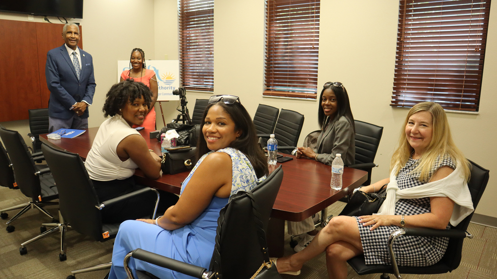 Representatives from the Housing Authority of the Birmingham District (HABD with St. Petersburg Housing Authority (SPHA) President and CEO Michael Lundy.