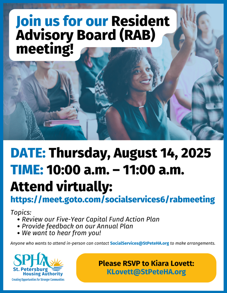 RAB Meeting Flyer.