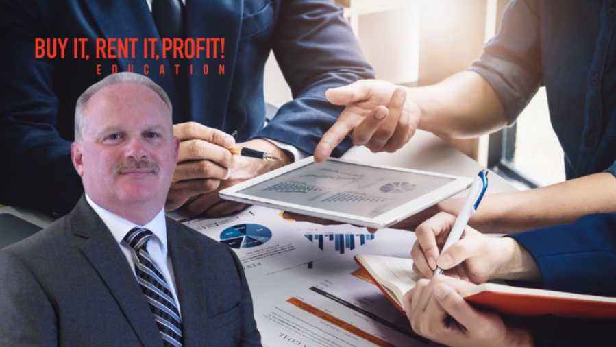Buy it, Rent it, PROFIT! Education&trade; people conducting business.