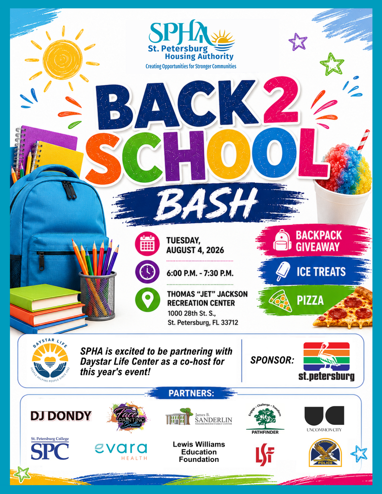 SPHA Back to School Flyer.