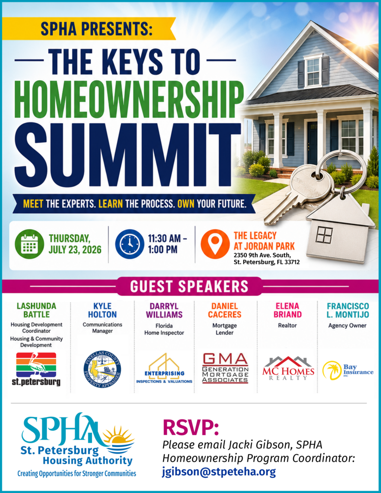 SPHA Homeownership Summit Flyer.