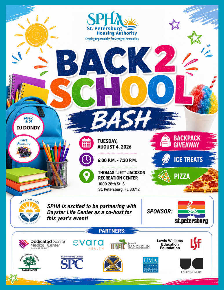 SPHA Back to School Flyer.