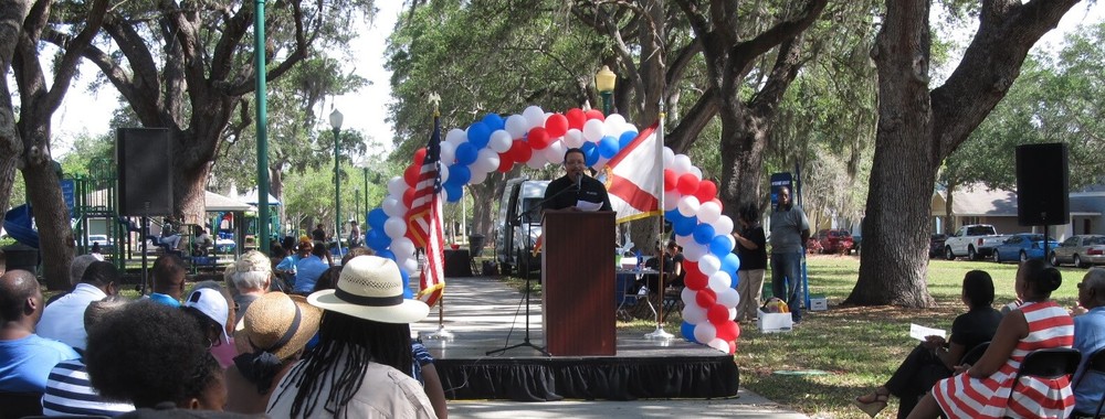 Jordan Park rededication