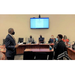 Michael Lundy, SPHA President and CEO, swears in Kimberly Brown-Williams to the SPHA Board of Commissioners.