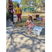 Children playing at Jordan Park Easter Egg Hunt.