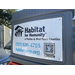 Habitat for Humanity sign.