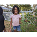 Child at Jordan Park Community Garden.