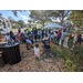 Group of kids at Jordan Park Community Garden.