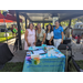 People smiling at Jordan Park Back to School Event on August 8th, 2023.