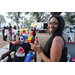 Child getting their face painted at Very Merry Holiday Party 2023 in Jordan Park.