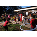 Hula hooping children at Very Merry Holiday Party in Jordan Park.