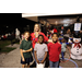 Three children and one woman at Very Merry Holiday Party in Jordan Park 2023.