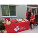 American Heart Association table outside at SPHA Winter Wonderland event.