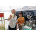 SPHA staff making snow cones at SPHA Winter Wonderland event.