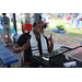 DJ Dondy smiling at the Spring Family Picnic event in Jordan Park on March 26, 2024.