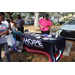 HOPE Villages of America table at Spring Family Picnic event in Jordan Park on March 26, 2024.
