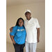 Habitat for Humanity homeowner and St. Petersburg Housing Authority (SPHA) President/CEO smiling.