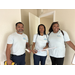 Three St. Petersburg Housing Authority (SPHA) team members inside Habitat for Humanity home.
