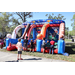 Children playing Sports Zone games at Spring Family Picnic in Jordan Park.