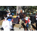 Shihan School of Survival students practicing at Spring Family Picnic in Jordan Park.