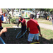 Two boys hula-hooping at Spring Family Picnic in Jordan Park.