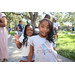  Two young girls at Back to School Event in Jordan Park 2025. 