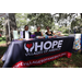  HOPE Villages of America table at Back to School Event in Jordan Park 2025. 