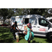  Ice cream van at Back to School Event in Jordan Park 2025. 