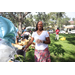  Woman smiling at Back to School Event in Jordan Park 2025. 