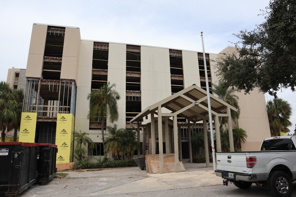 Front of The Edward White Campus in November 2025.