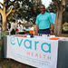  Evara Health table at the Very Merry Holiday Party in Jordan Park. 
