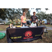  The Shihan School of Survival table at the Very Merry Holiday Party in Jordan Park. 