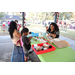  SPHA holiday crafting table at the Very Merry Holiday Party in Jordan Park. 
