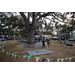  Tree and Pathfinder Outdoor Education team members at the Very Merry Holiday Party in Jordan Park. 