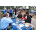  Children at the Tampa Bay Watch Discovery Center table at the Very Merry Holiday Party in Jordan Park. 
