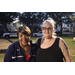  Two residents from The Legacy at Jordan Park at the Very Merry Holiday Party in Jordan Park. 