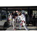  Youth martial arts students practicing martial arts at the Spring Family Picnic event in Jordan Park on March 10, 2026. 