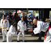  Youth martial arts student bowing to the teacher at the Spring Family Picnic event in Jordan Park on March 10, 2026. 