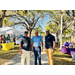  Councilman Corey Givens Jr. and two SPHA team members at the Spring Family Picnic event in Jordan Park on March 10, 2026. 